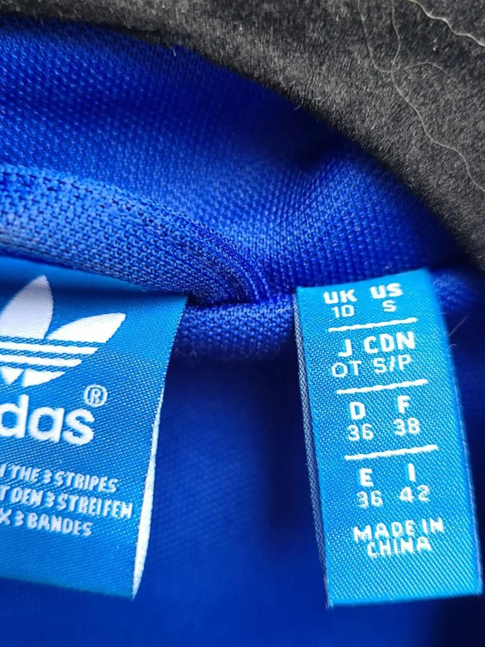 Adidas Blue White Jacket Like New Size Small
